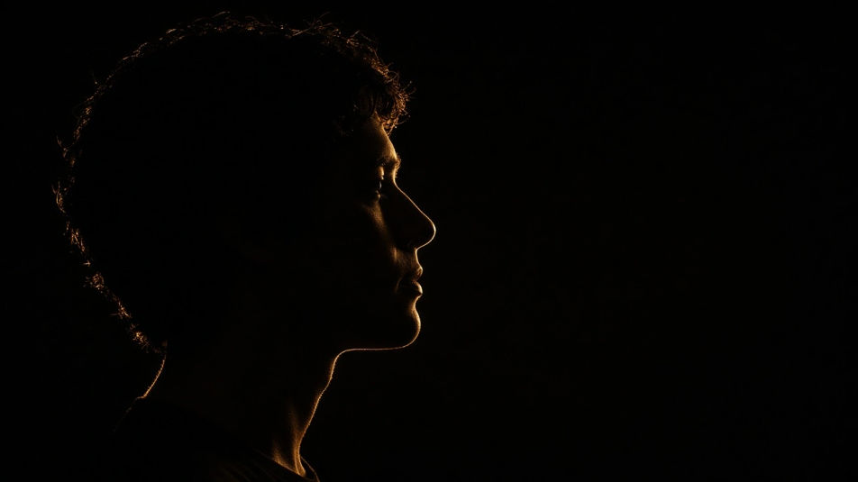Rim-light portrait