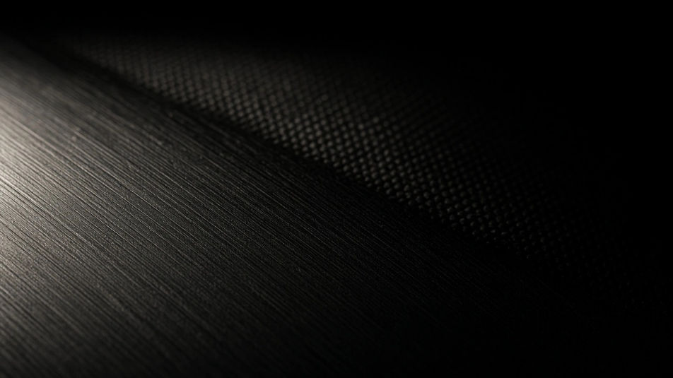 Textured black surface