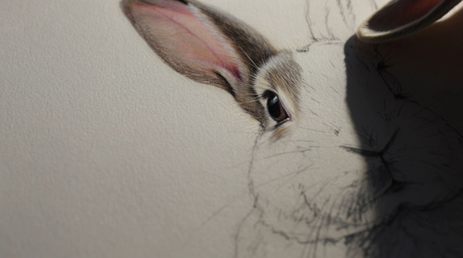 Ear and eye detail