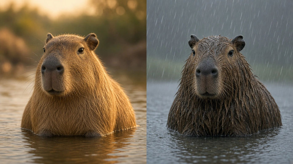 Before and after pair