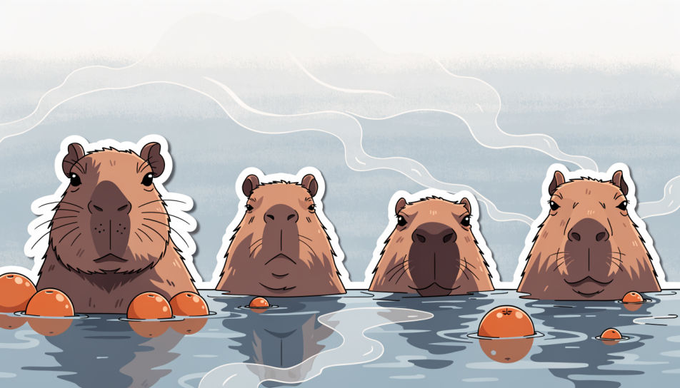 Hot spring row