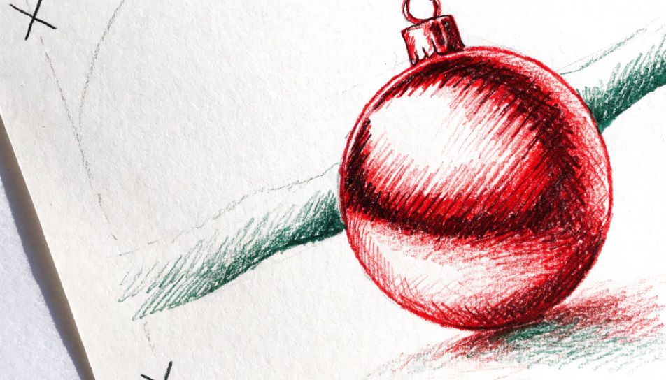 Bauble macro detail