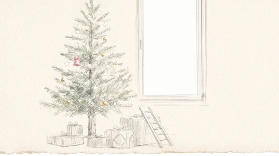 Tree beside a window