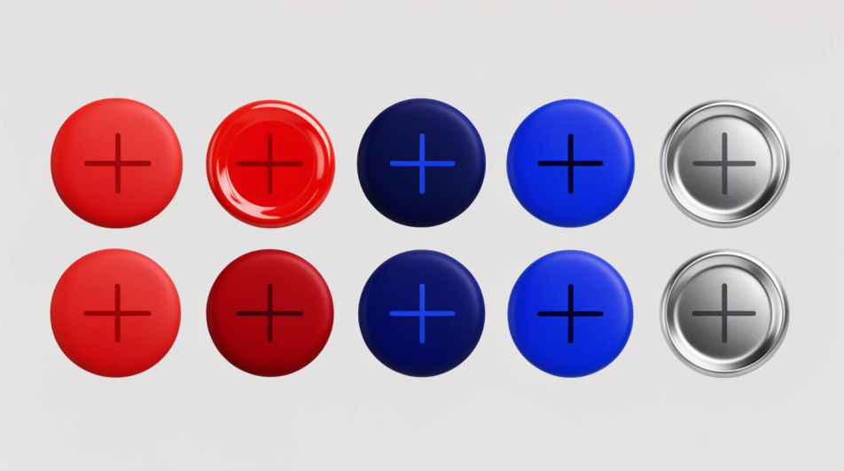 Flat UI icon row