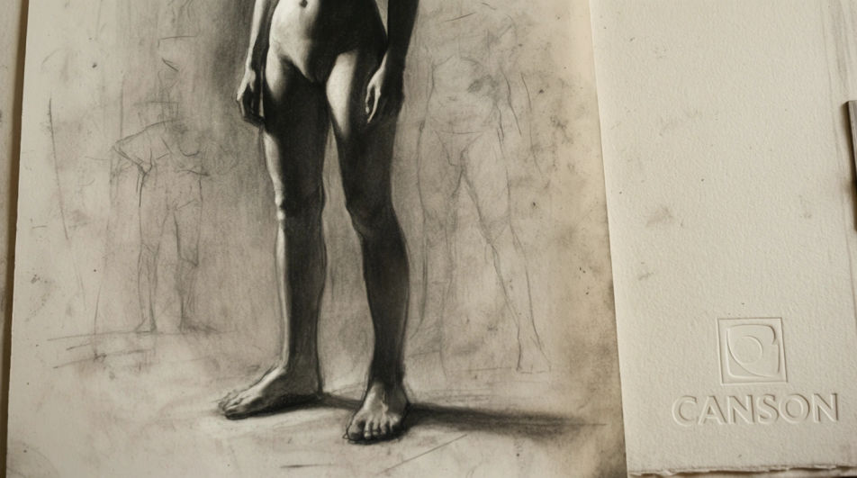 Standing pose under side light