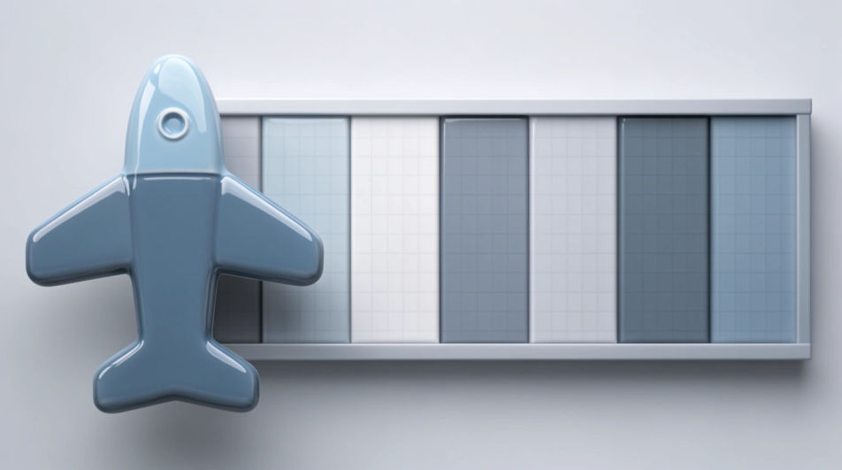 Departure board tile