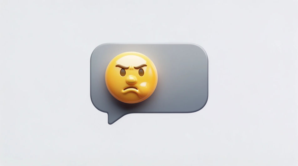 Chat bubble mock