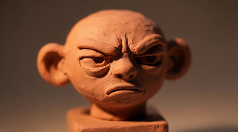 Clay-style close-up