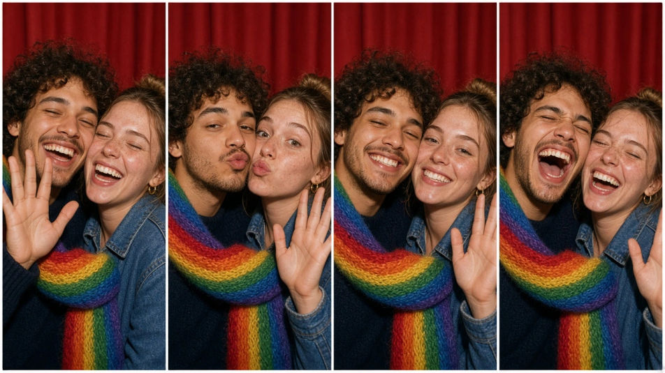 Pride sticker strip