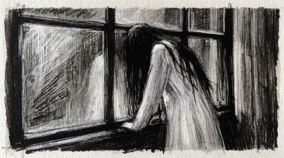 Ghost at a window