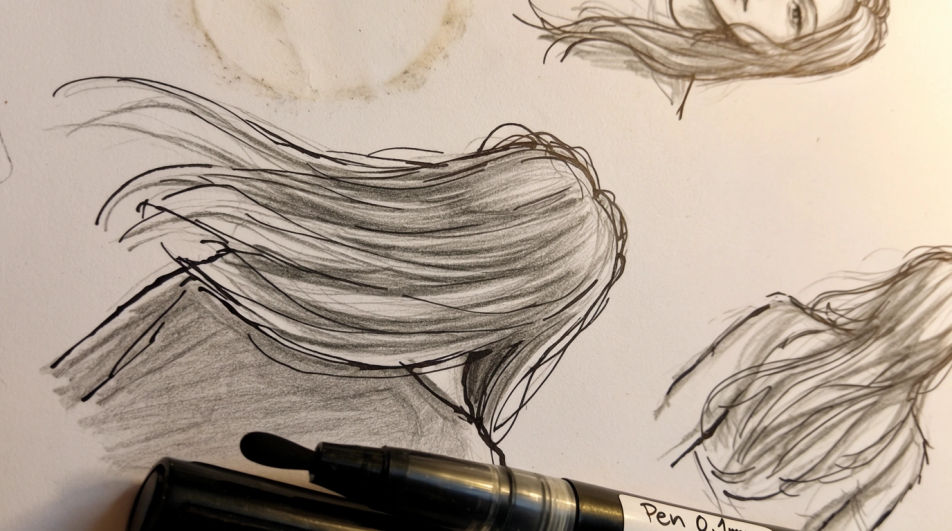 Hair in motion