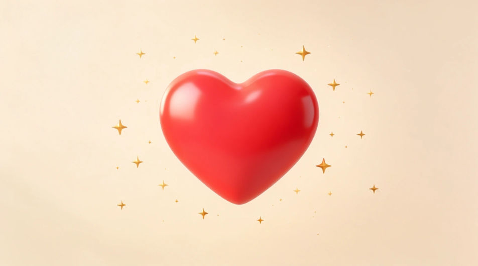 Sparkle heart