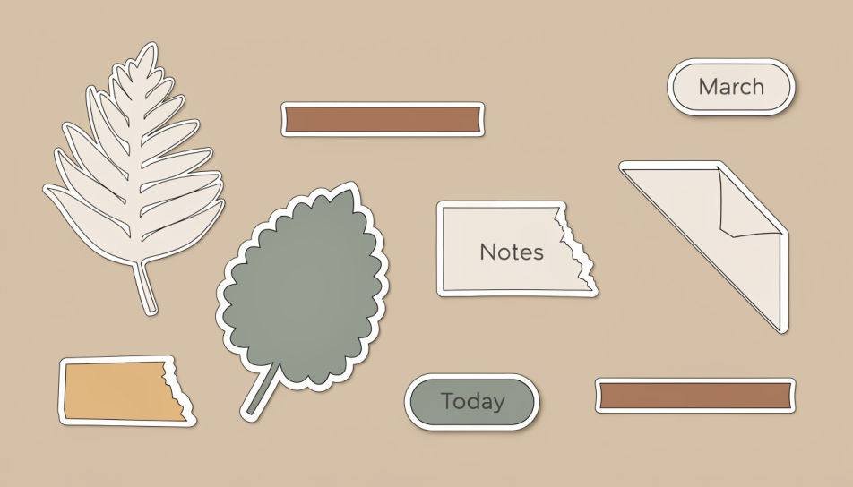Aesthetic neutral set