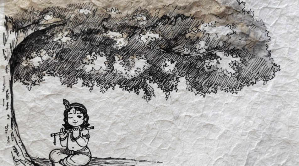 Under the kadamba tree