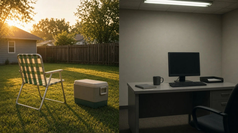 Before and after split