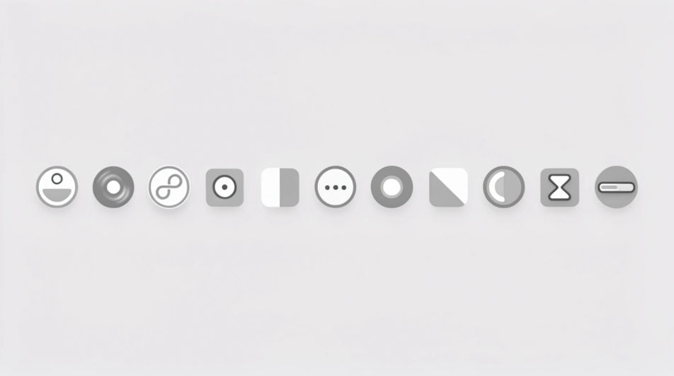 Spinner icon set