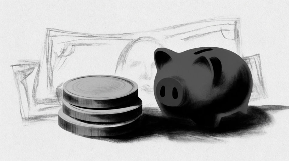 Piggy bank still life