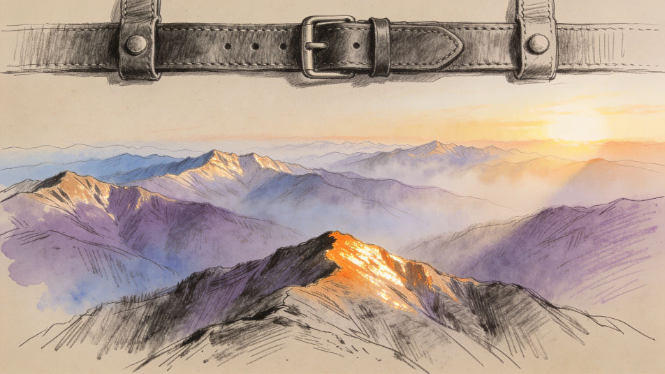 Wide range at sunrise