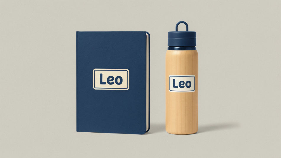 Notebook and bottle set
