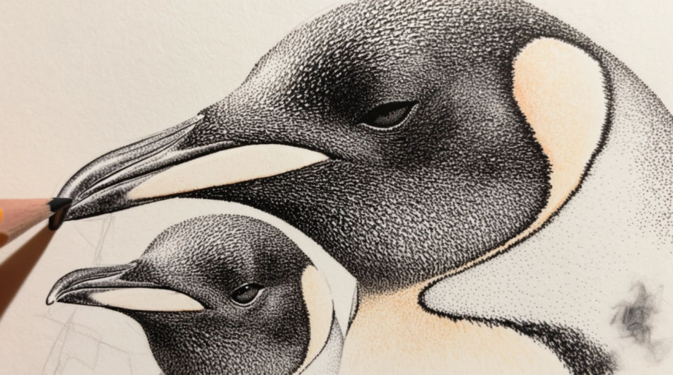 Macro of the beak