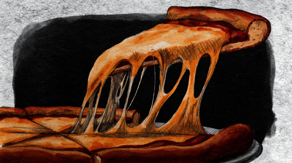 Slice lifted from the pie