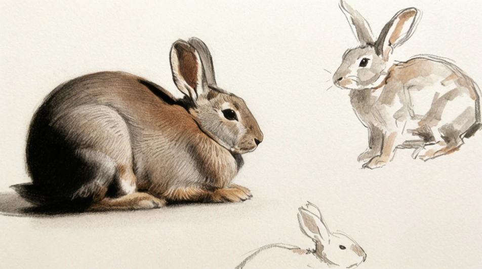Rabbit at rest