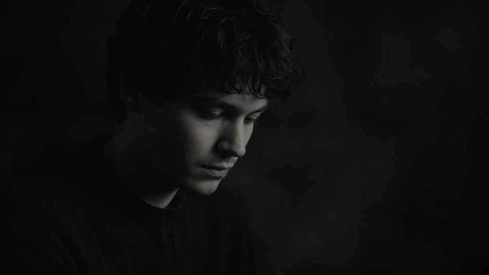 Black and white portrait