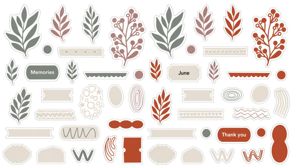 Printable sticker sheet