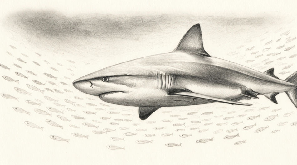 Shark and shoal