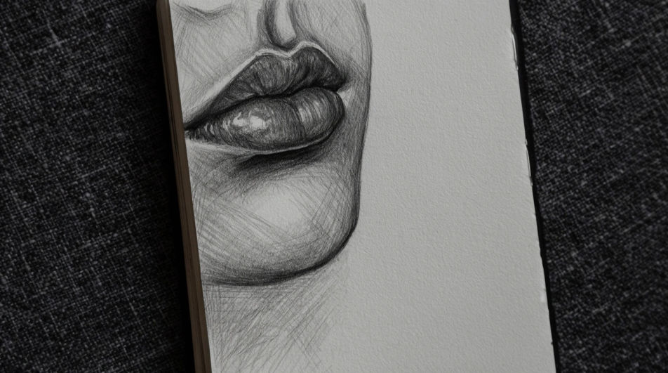 Macro lip and chin