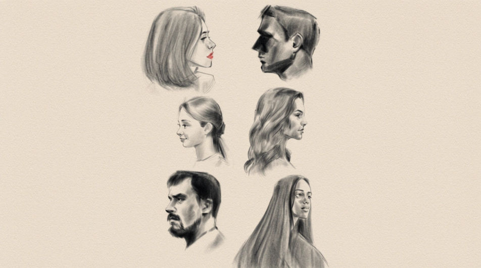Two profiles facing