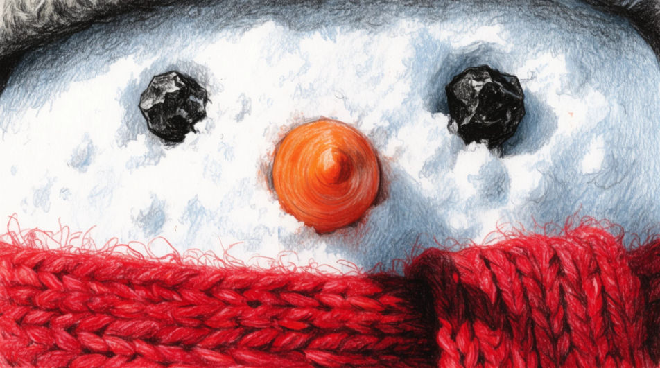 Snowman close detail