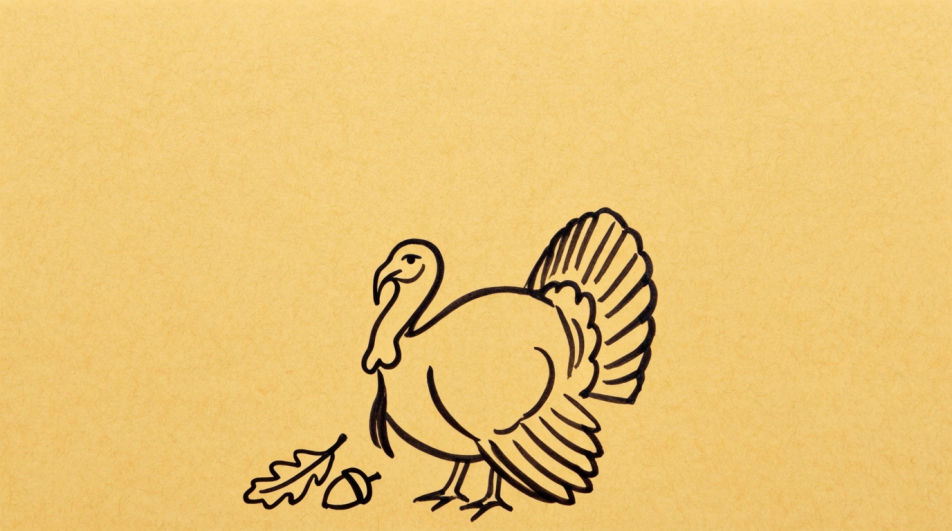 Autumn table card