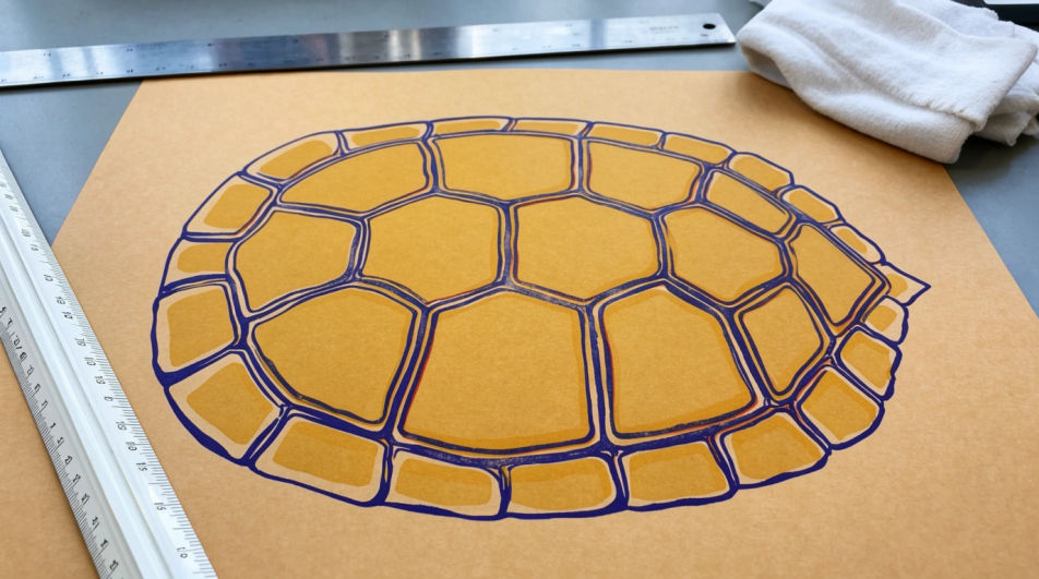 Turtle top-down pattern