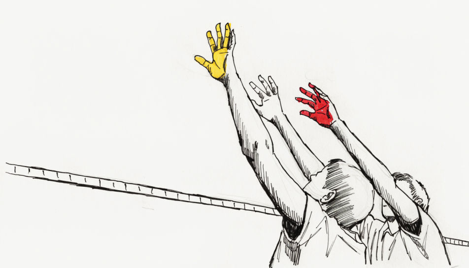 Block at the net