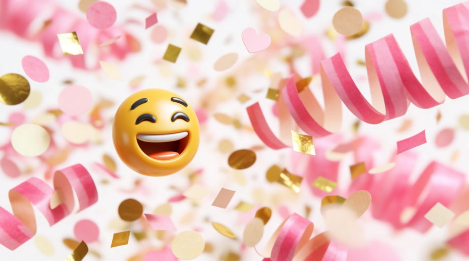 Confetti wide shot