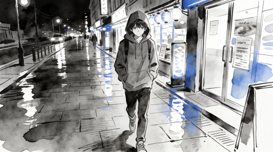 Rain-street panel