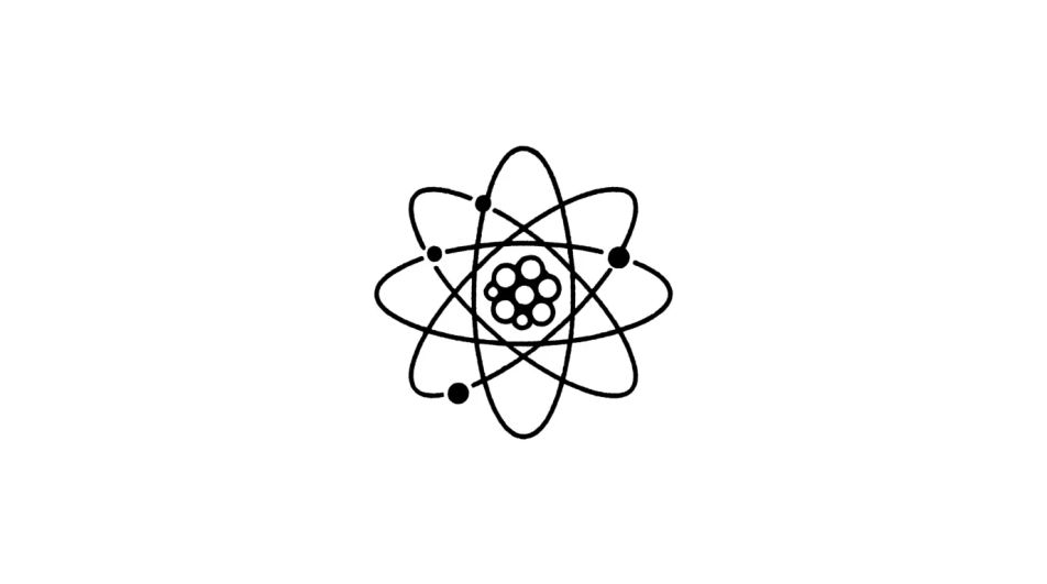 Atom banner for a slide