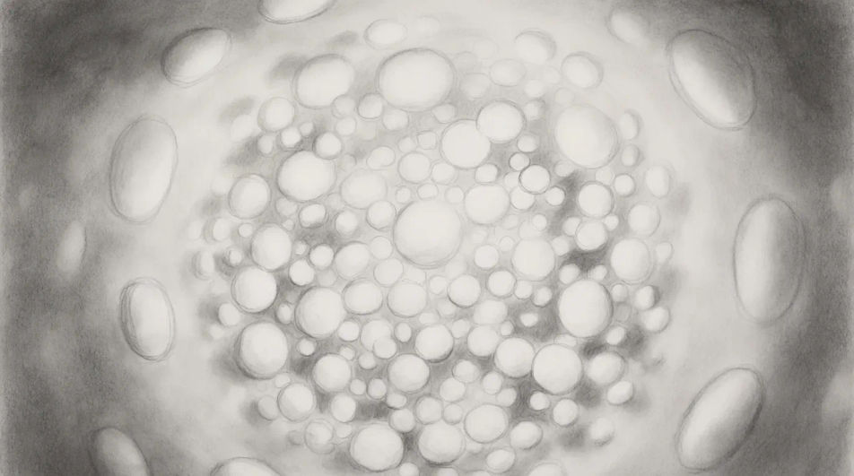 Bacteria under a slide