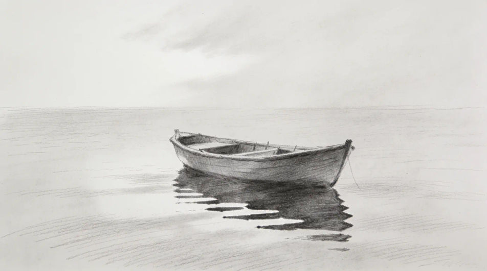 Boat on still water