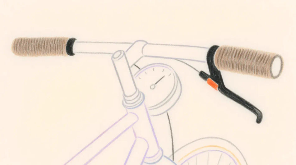 Handlebar and dial detail