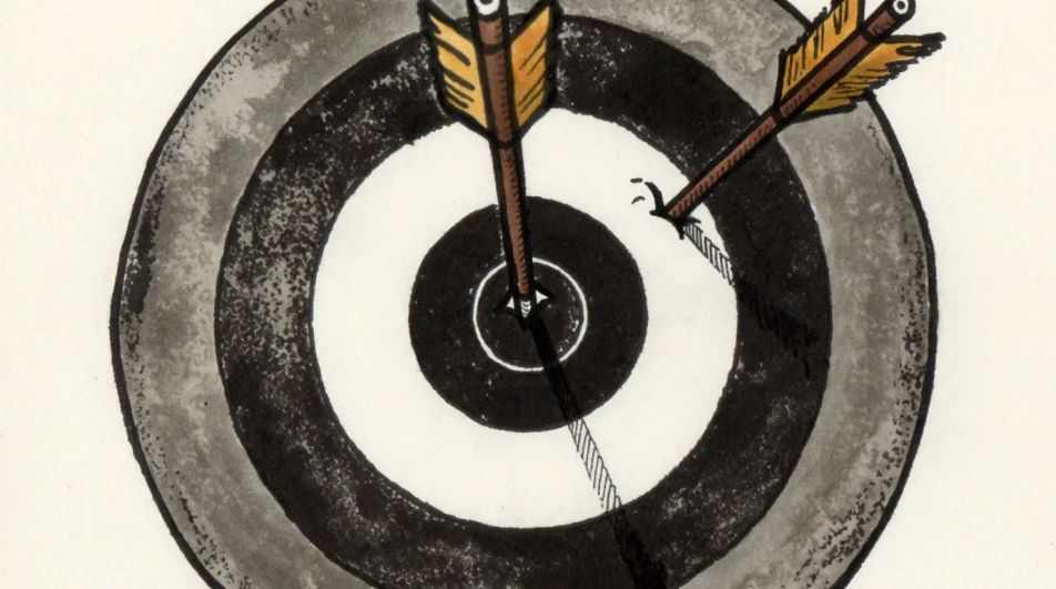 Arrow in the target