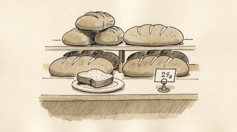 Bakery counter display