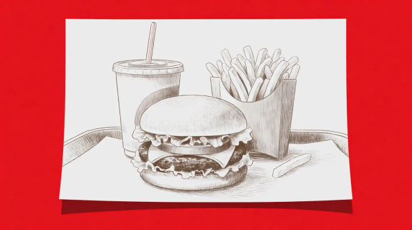Burger drawing generator