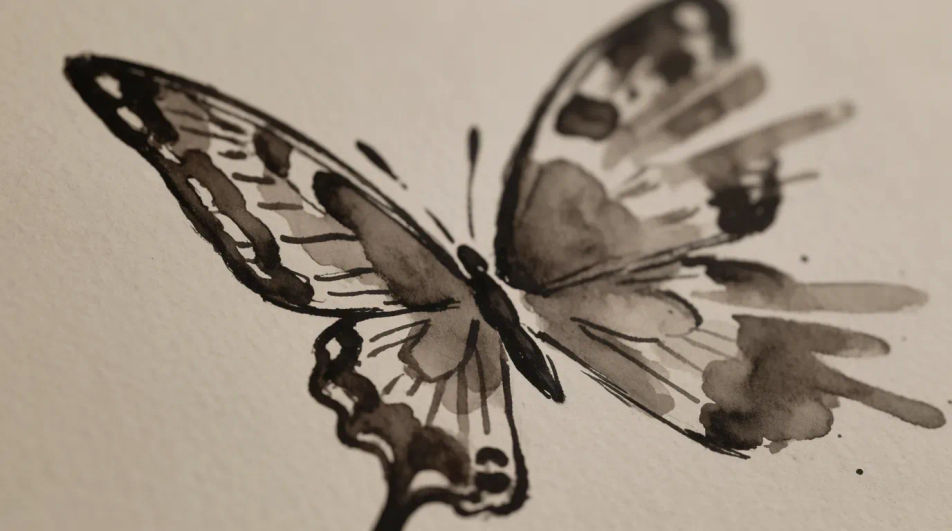 Wings mid beat