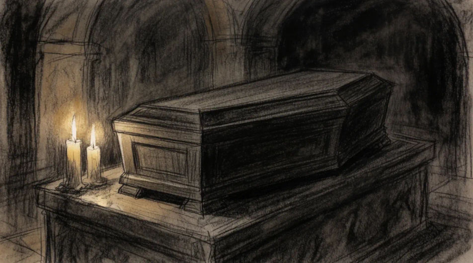 Candlelit vault