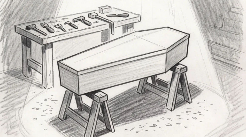 Workshop with tools
