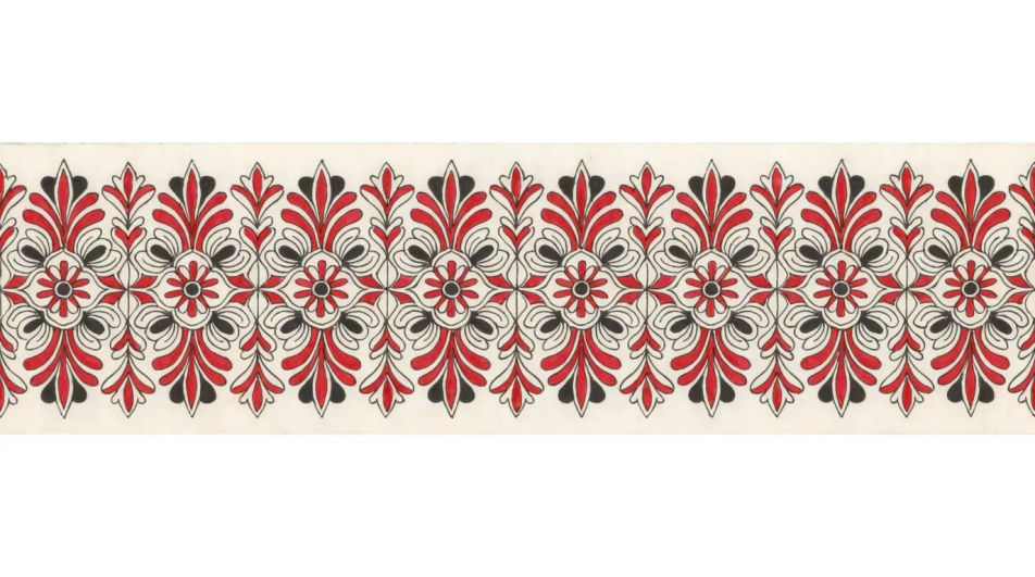 Pattern border strip
