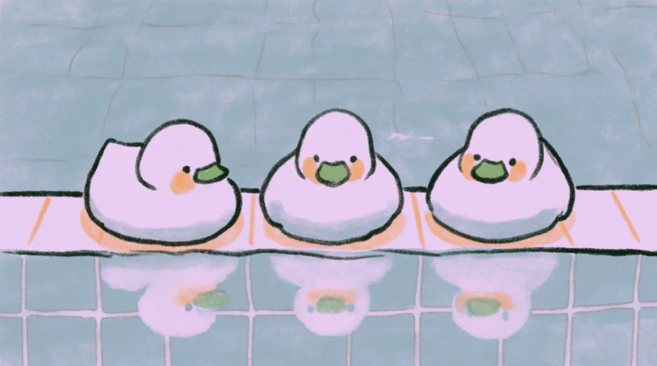 Bath ducks in a row