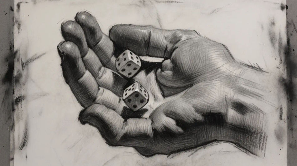 Hand about to release